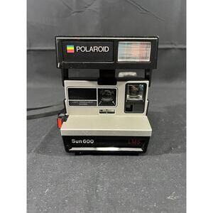 Polaroid Sun 600 LMS Instant FIlm Camera Light Management System Vintage